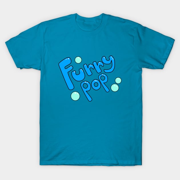 Furry Pop Logo T-Shirt by CaseyLJones